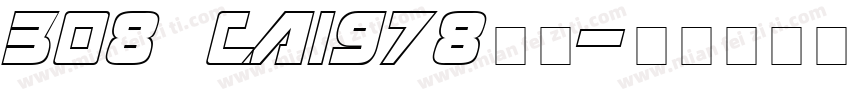 308 cai978字体字体转换